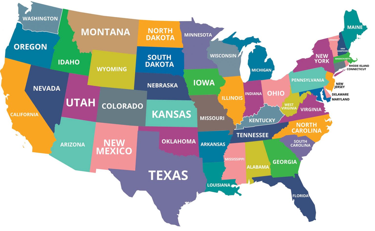Donde esta estados unidos en el mapa