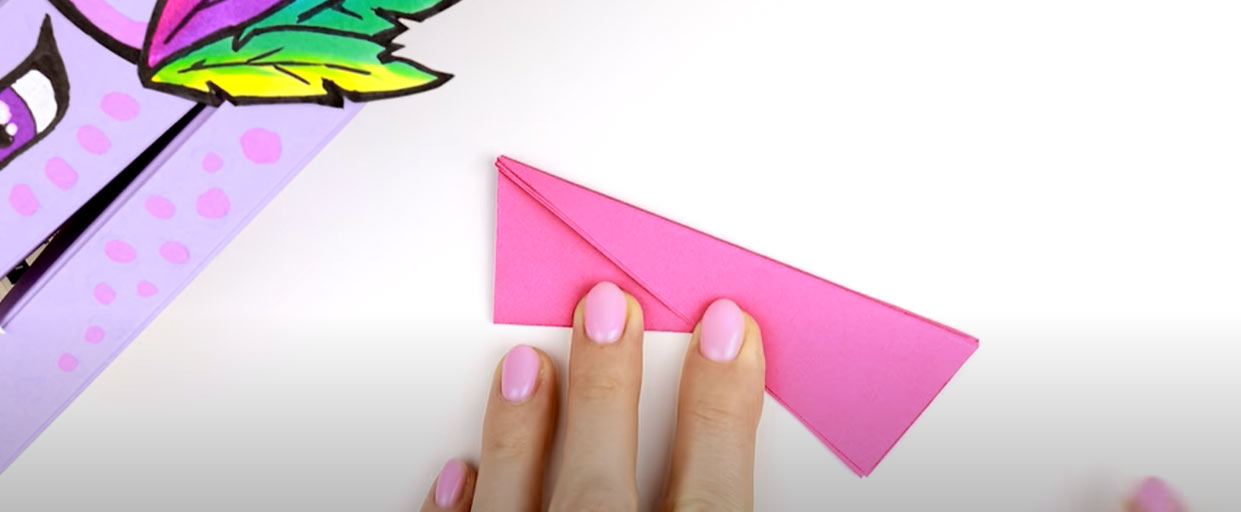 Дракон на руку оригами - инструкция - 13