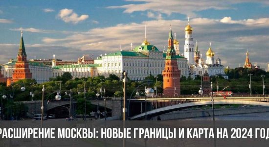 Расширение Москвы: новые границы и карта на 2024 год