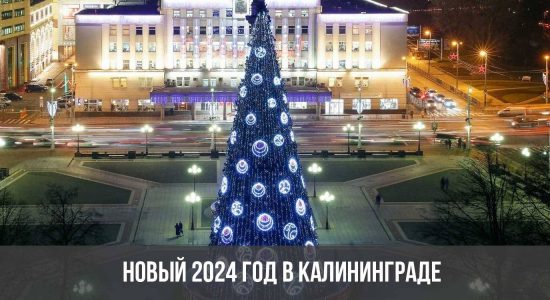 Новый 2024 год в Калининграде