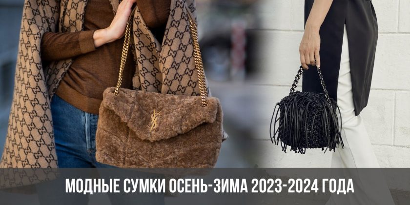 Модные сумки осень-зима 2023-2024 года