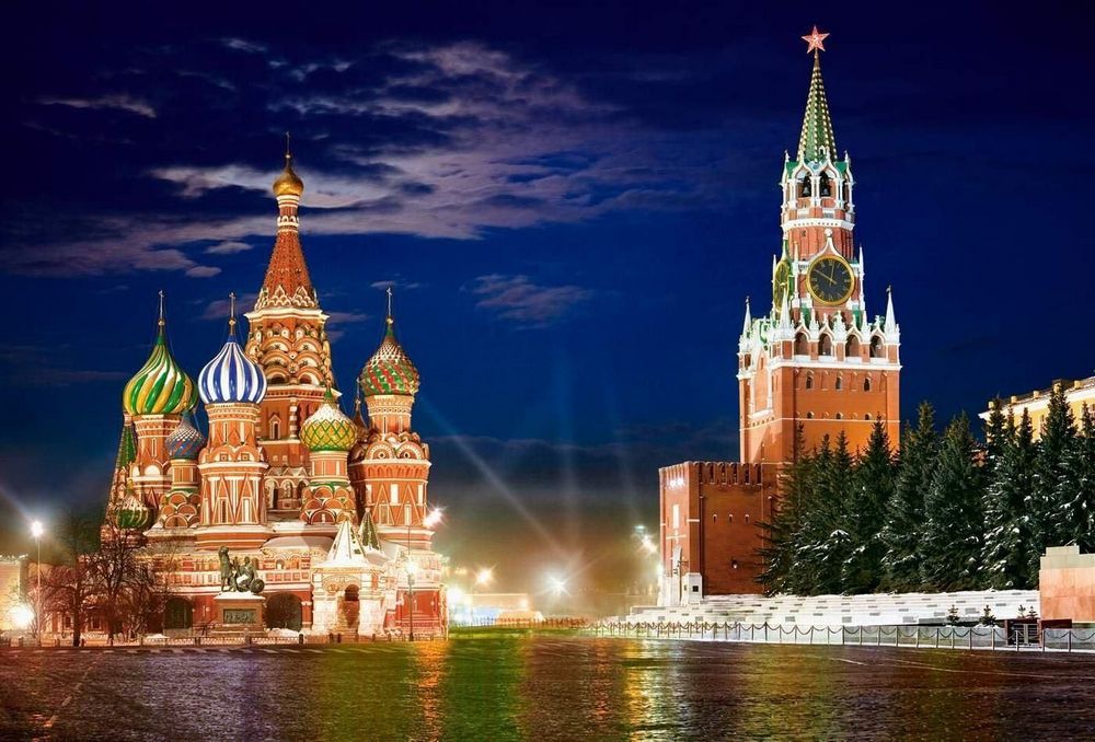 Московский кремль, Красная площадь, небо