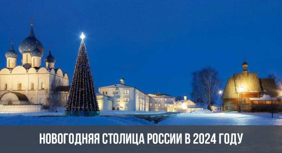 Новогодняя столица России в 2024 году