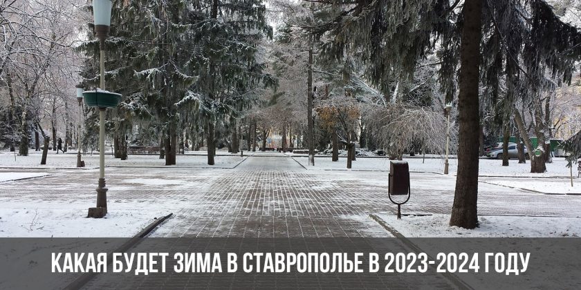 Какая будет зима в Ставрополье в 2023-2024 году