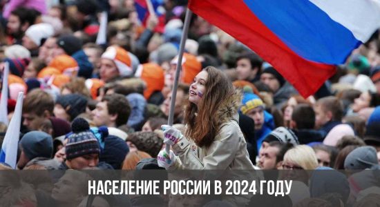 Население России в 2024 году